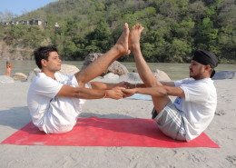 Yoga Pose During Yoga Practice