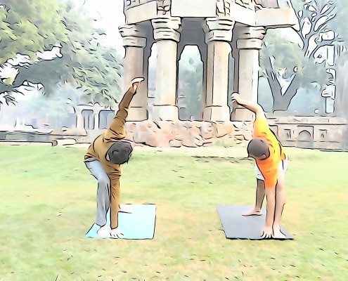 Yoga Practice in New Delhi